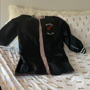 Pacsun Sweat Crew Jacket Double Sided Long Bomber